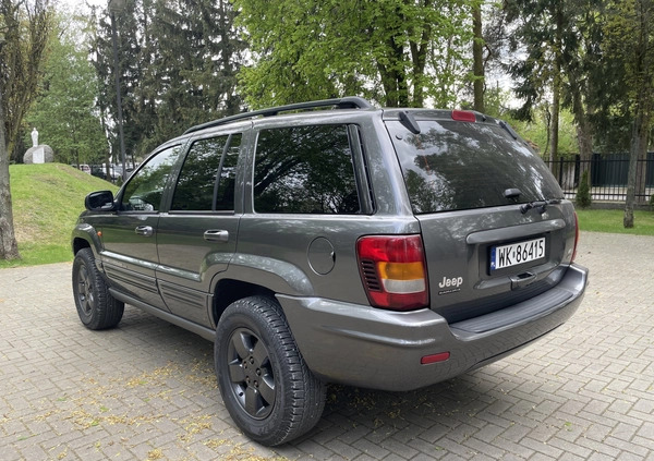 Jeep Grand Cherokee cena 29999 przebieg: 299000, rok produkcji 2002 z Warszawa małe 232